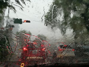 梅雨時期の運転