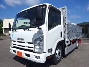 ＡＣ ・ ＰＳ ・ ＰＷ ・ ＳＲＳ運転席エアバッグ ＡＭ／ＦＭラジオ ・ ＥＴＣ ・ ＨＳＡ ・ ＡＢＳ 荷　台 ： 相互車両／鉄縞板張り（ＦＲＰ上張り）／２段アオリ／左右セイコ－ラック